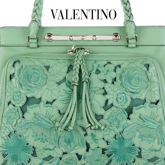 Valentino Large Leather Demetra Bag - Picture 2 of 8